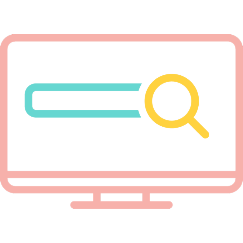 Zoekmachine icon