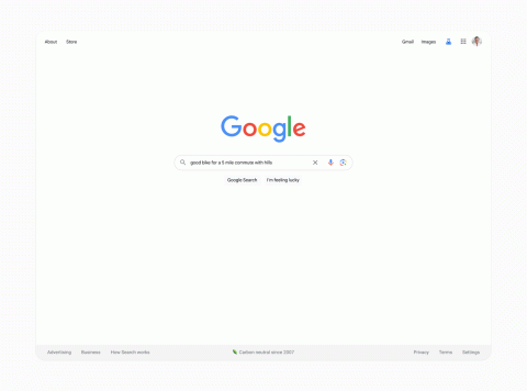 Google SGE voorbeeld