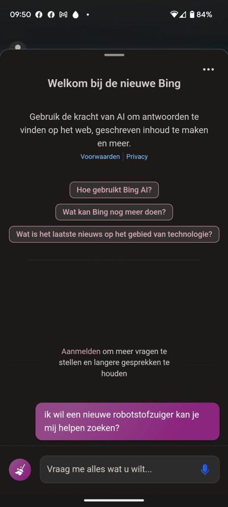 Nieuwe Bing