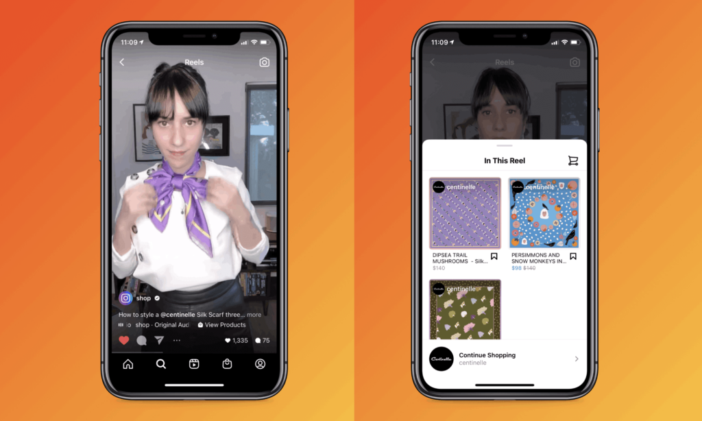 instagram product tags