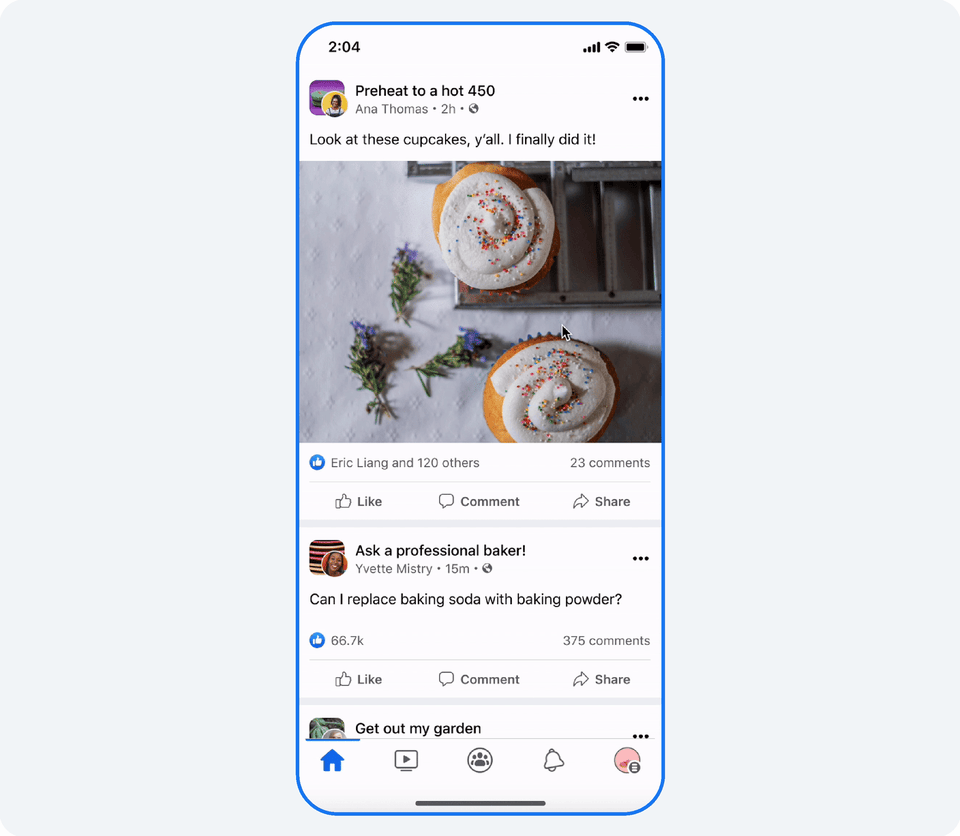 facebook profiel switchen